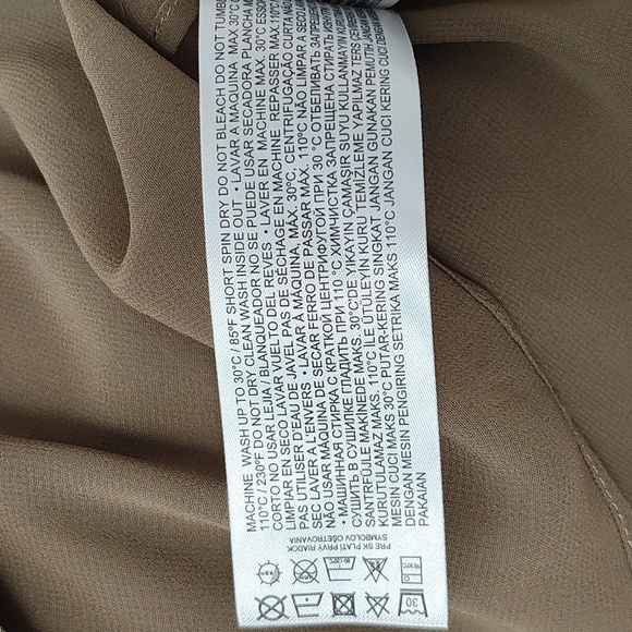 New Mango Metallic Party Dress Size XS - Picture 9 of 12